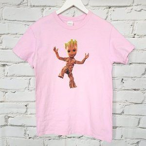 Gildan Pink Groot T-shirt